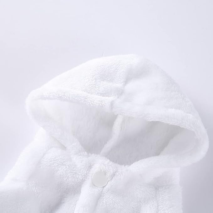 Dog Drying Robe Coat Super Absorbent Soft, Fast Drying Pet Dog Bathrobe Towel with Adjustable Waistbelt