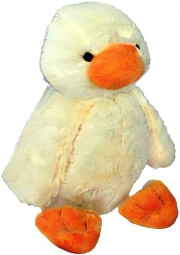 Pet Lou 15 Inch Duck Plush Dog Toy, Durable Super-Soft Fabric Squeaky Interactive Toy for Chewers, Heavy Duty Stuffed Dog Toy, Longest-Lasting