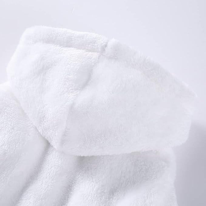 Dog Drying Robe Coat Super Absorbent Soft, Fast Drying Pet Dog Bathrobe Towel with Adjustable Waistbelt