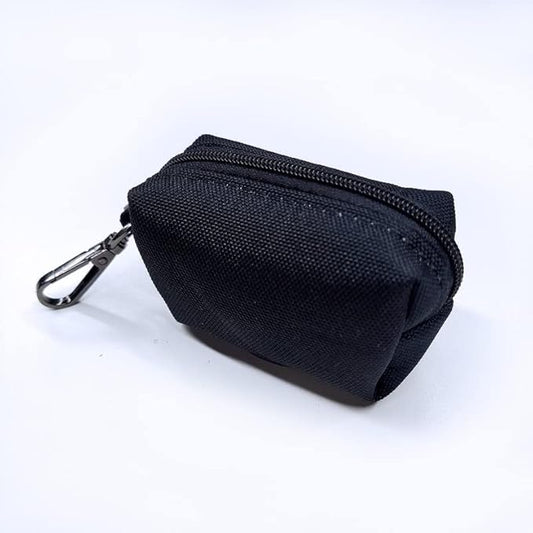 Joyride Harness Poop Bag Dispenser - 1 Additional Roll of Premium 9”x13” Poop Bags Included, D-Clip Attaches to Leash or Harness - Fits Standard Doggy Waste Bag Rolls