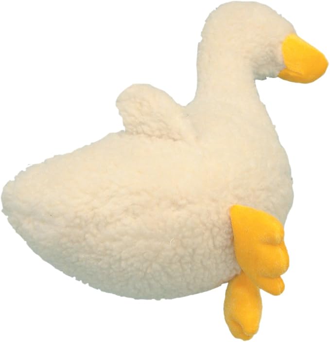 SPOT 13in Vermont Style Fleece Duck Dog Toy – Soft Plush Squeaky Comfort Toy for Medium & Large Dogs and Puppies – No Plastic Parts – Safe for Light Chewers – Calming & Cuddly Indoor Pet Toy