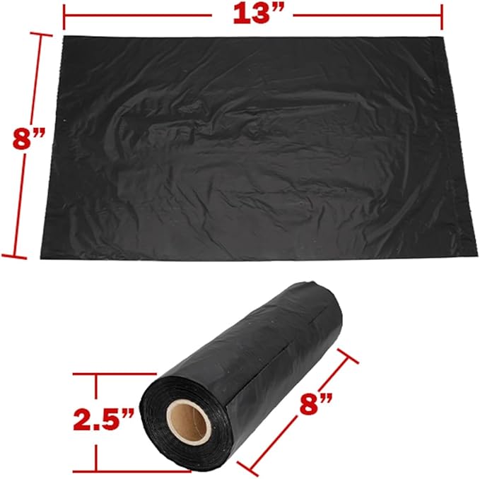 Zero Waste USA 6,000 Commercial Grade, non-branded, Dog Waste Station Refill Roll Bags - 40% Thicker competitor brands Roll Bags - Fits Any Dog Waste Station - 30 rolls of 200 bags
