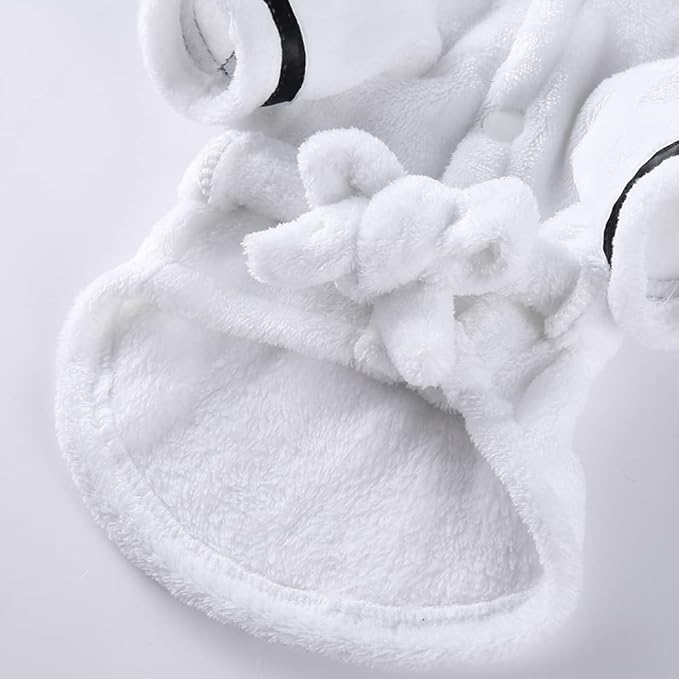 Dog Drying Robe Coat Super Absorbent Soft, Fast Drying Pet Dog Bathrobe Towel with Adjustable Waistbelt
