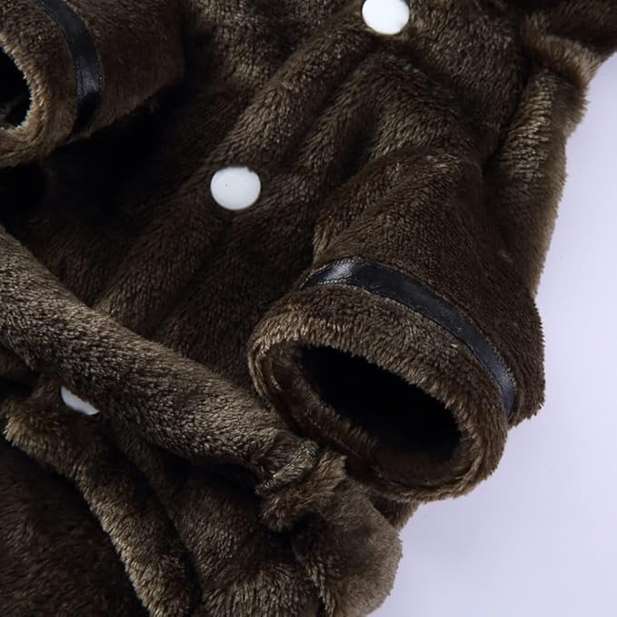 Dog Drying Robe Coat Super Absorbent Soft, Fast Drying Pet Dog Bathrobe Towel with Adjustable Waistbelt