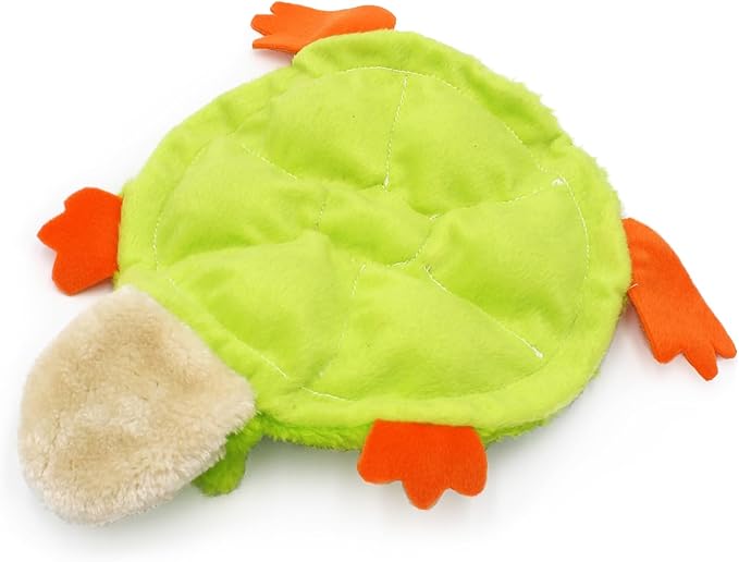 ZippyPaws Squeakie Crawler- No Stuffing Dog Toy to Keep Them Busy, for Small, Medium, & Large Dogs, Squeaky Pet Toy for Boredom, Unstuffed Chew Toy, Soft Plush Puppy Products, Toby The Tree Frog- 11"