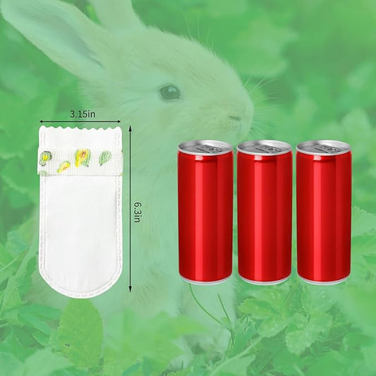 40 Packs Rabbit Paw Protectors, Paw Protection Covers with Bandage for Indoor & Outdoor Use, Wound Recovery Protectors for Injured Paw, Bunny Accessories