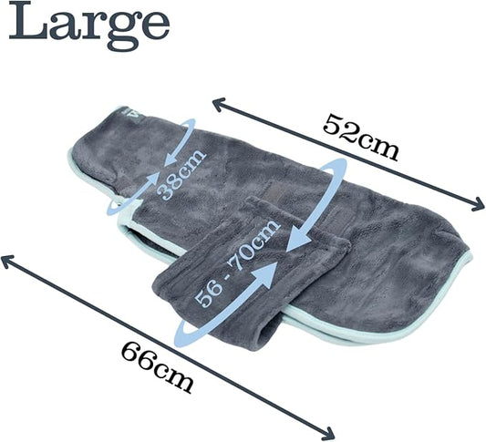 Henry Wag Microfibre Dog Drying Coat 52cm