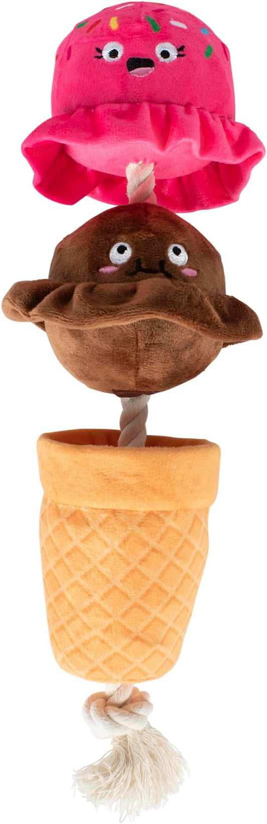 Fringe Studio Losing Cone-TROL Plush Dog Toy, Pet Shop Collection (314433)