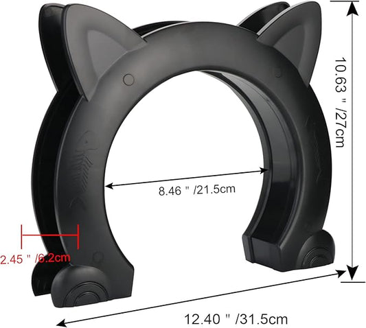 Cat Door Interior Door,Hidden Pet Litter BoxPet Door for Cats up to 25 lbs Pet Box,Pass Through Opening 8.46x7.87 in(XL)