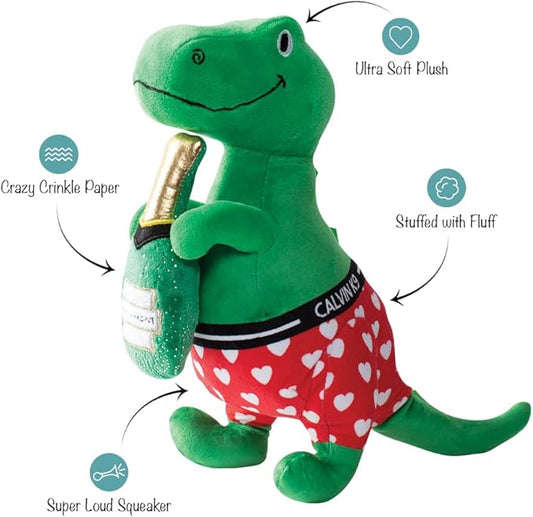 Fringe Studio Plush Dog Toy, Bachelor Rex, Petshop Collection (314109)