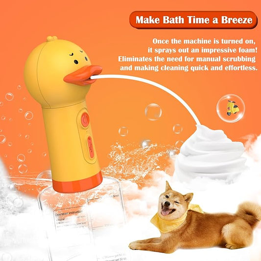 Katoggy Electric Foaming Shampoo Dispenser for Dog and Cat Bathing, Rechargeable Soap Dispenser for Pet Bathing, Bathroom, Kitchen Sink, Toilet Cleaning