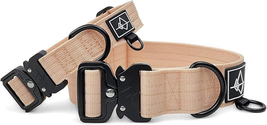 Made to ROAM Premium Dog Collar - Adjustable Heavy Duty Nylon Collar with Quick-Release Metal Buckle (Carolina Blooms, Classic Size 1)