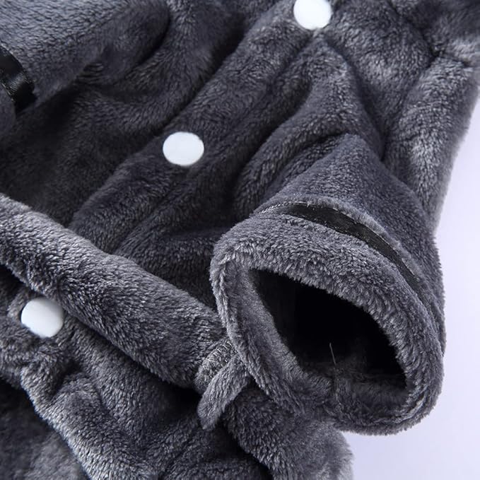 Dog Drying Robe Coat Super Absorbent Soft, Fast Drying Pet Dog Bathrobe Towel with Adjustable Waistbelt