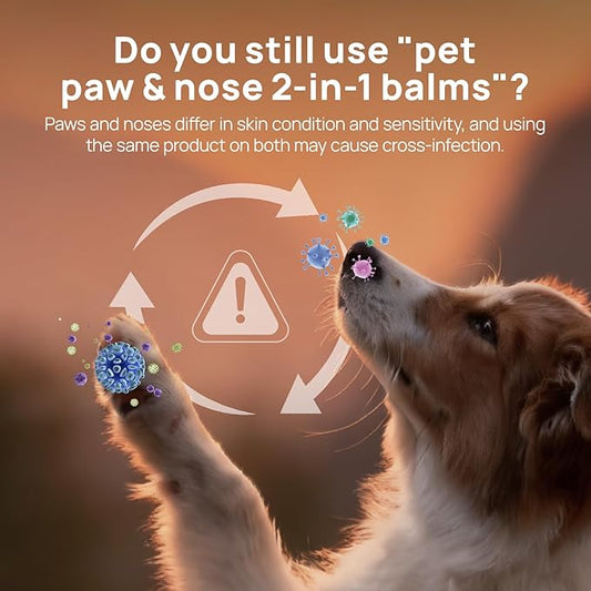 HICC PET Dog Paw Balm 0.21 oz Travel Pack for Dogs & Cats, All-Natural Paw Balm Dogs Lick Safe, Moisturizing and Healing Dry Cracked Paws, Improves Rough Paws Relieves Odor, Horse Hoof, Joint Care