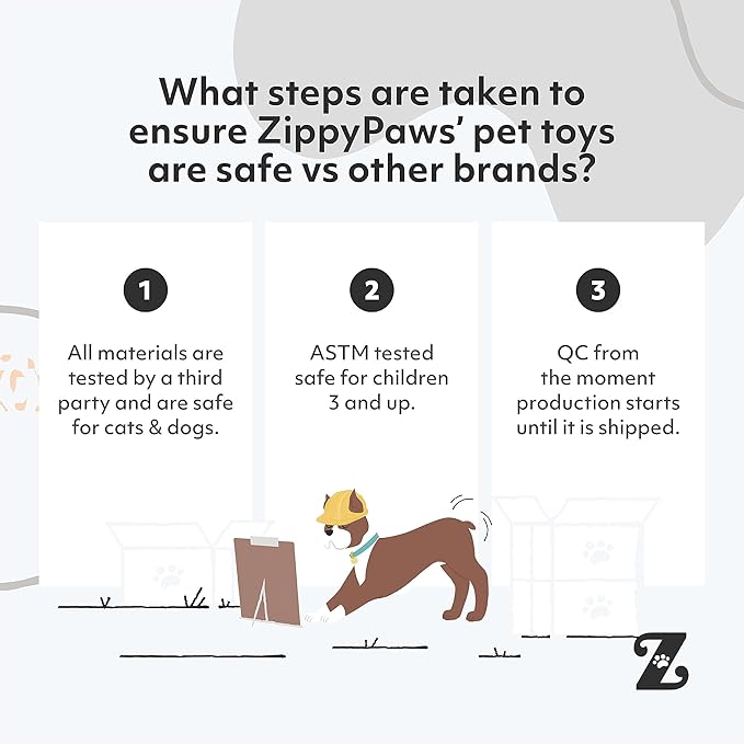 ZippyPaws Turkey Plush - Interactive Dog Toys to Keep Them Busy, Squeaky & Crinkly Pet Toy for All Breeds, For Small, Medium, & Large Dogs, 1 Medium Blaster Squeaker - Tucker the Turkey