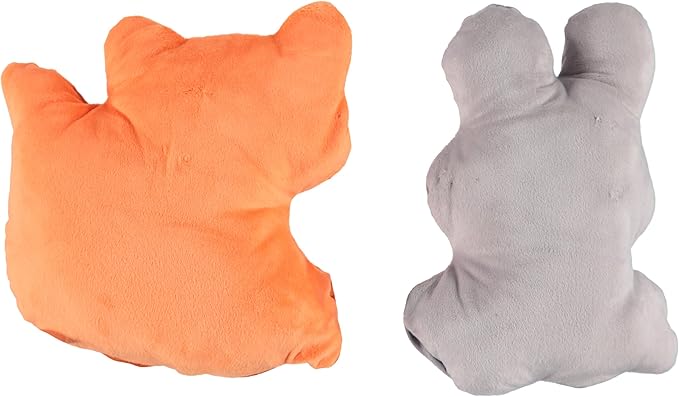 Cudlie 2 Pack Plush Dog Chew Toys β Large 10" Squeaky Toys for Small & Medium Dogs β Soft, Durable & Engaging Plush Pet Toy Setβ (Safari, Farm & Woodland Animal Themes)