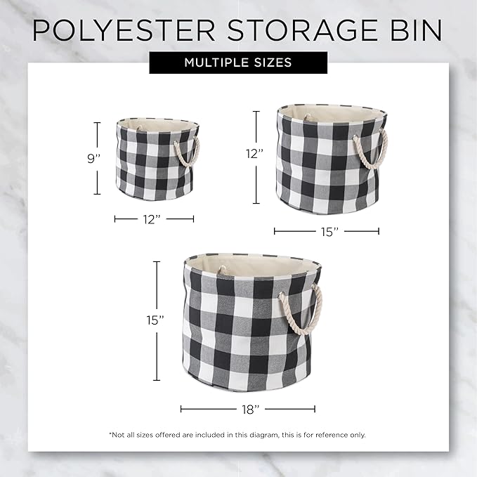 Bone Dry Pet Storage Collection Collapsible Bin, Medium Round, Gray