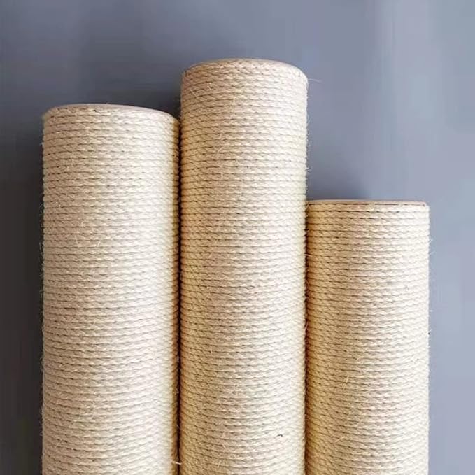 SHENGOCASE 2-Pack 17.7" L, Ø 2.75" Cat Tree Tower Accessories Replacement Post with M8 Bolt, DIY Cat Scratching Post Replacement Part Pole