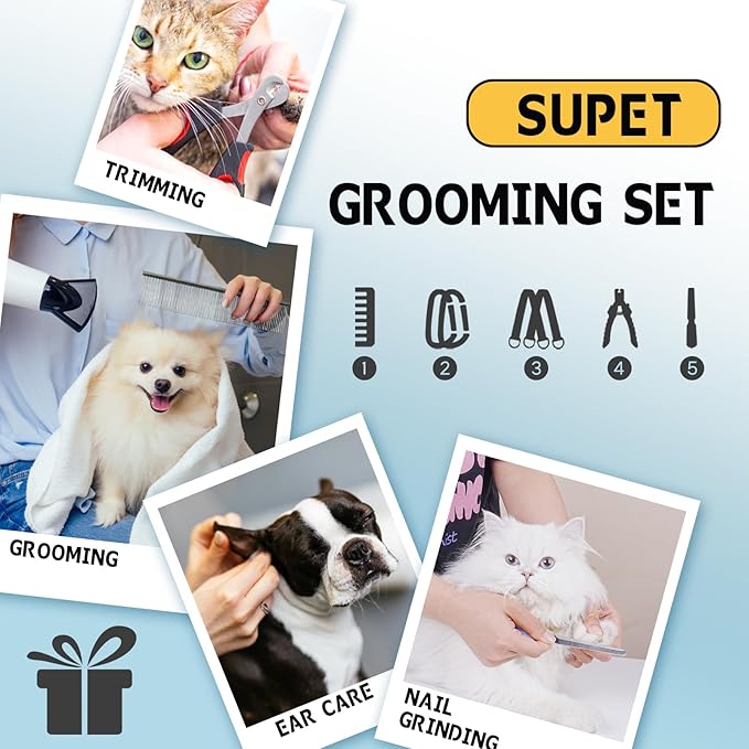 Supet Dog Grooming Hammock Harness for Dogs Cats, Relaxation Pet Nail Clipper Hammock, Restraint Dog & Small Animal Leashes Sling for Groomingk for Nail Trimming (Black, 2XS)