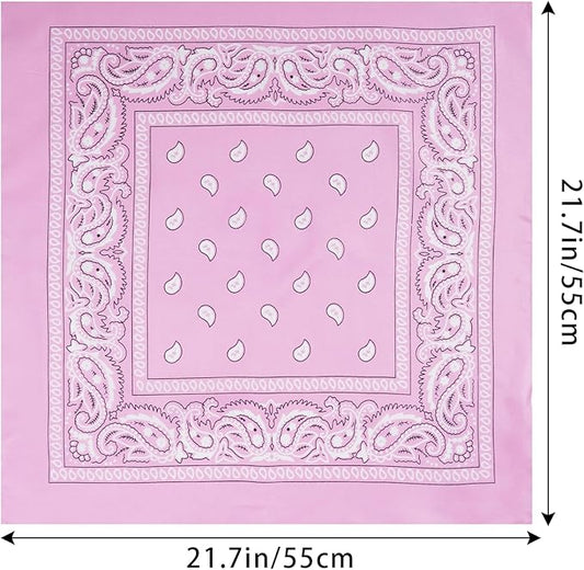 Pet Cowboy Costume Accessories Halloween Costumes for Small Pet Dogs Cat Cowboy Hat for Dogs and Bandana Scarf Halloween Party Western Cosplay Accessories (Pink, Small)