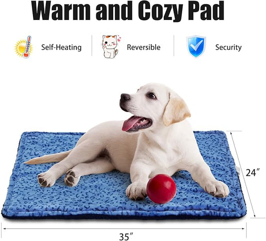 MARUNDA Self Warming Cat Pad, Super Soft Dog Bed, Self Heating Cat Mat