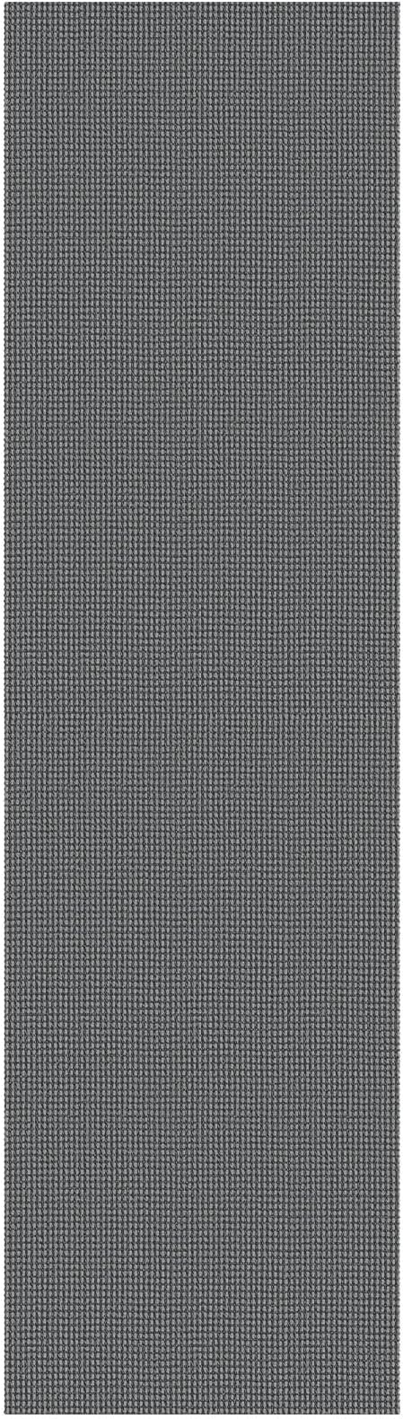 KOZYFLY Extra Long Runners for Hallways 3x14 ft Washable Kitchen Runner Non Slip Rubber Backed Hallway Rug Cotton Entryway Runner Rug Floor Carpet for Indoor Hall, Kitchen, Stair, Grey/Dark Grey