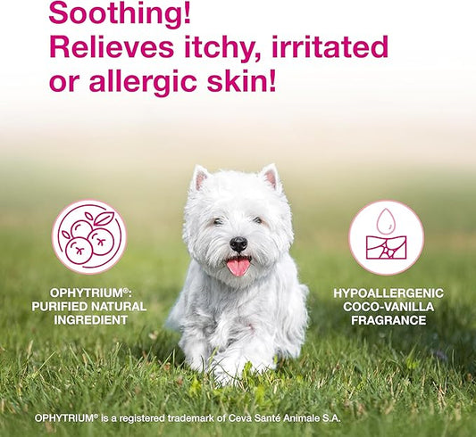 Douxo S3 Calm Mousse, Contains 0.75% Ophytrium, Soothing, For Itchy, Irritated or Allergic Skin, For Dogs and Cats, 5.1 fl. oz. (150mL)