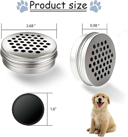 12 Pack Dog Pet Scent Training Box,Magnets Dogs Cat Scent Work tins,Dog Nose Work containers, Smell Metal Kit for Dogs Training, Pet Aluminium Tins