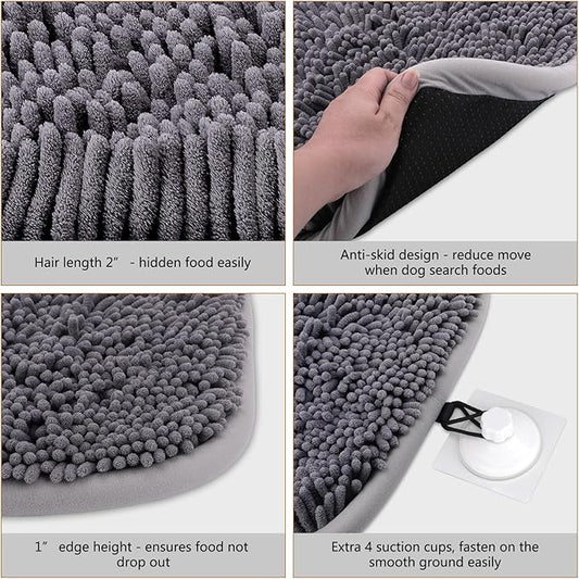 Snuffle Mat for Dogs, 20'' x 28'' Dog Sniffing Interactive Feeding Game Boredom, Puzzle Toys Encourages Natural Foraging Skills and Stress Relief Small/Medium/Large Dogs(20'' x 28'')