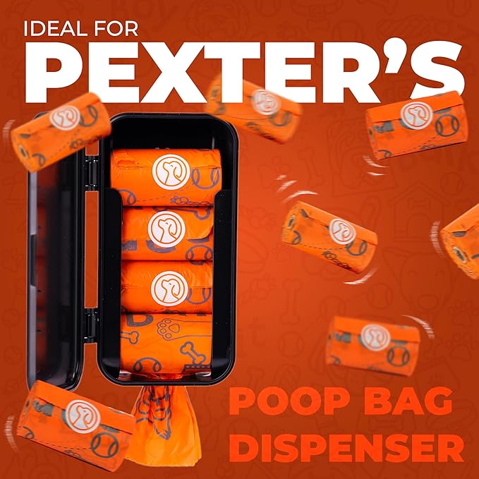 Pexter Dog Poop Bags, Leak-Proof, Strong and Unscented -18 Pack (270 Bags)