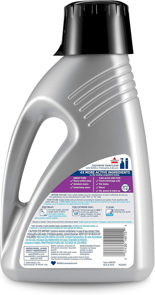 Bissell PRO MAX Clean + Refresh with Febreze Full Size Carpet Cleaner Machine Formula,48 oz.,2515A,(Pack of 2)