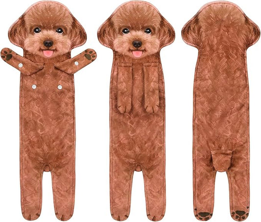 AGRIMONY Poodle Dog Funny Hand Towels for Kitchen Bathroom - Dog Mom Day Gifts for Women Men Teens Kids-Easter Mothers Fathers Days Valentines Housewarming Birthday Gifts for Animals Lovers