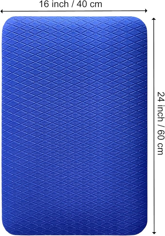Seagull Multipurpose Foam Rubber Pet Grooming Table Mat 16 x 24 Inch Dog Grooming Mat for Table Cat Grooming Mat Dog Bath Mat Pet Vet Mat Non Slip Soft Waterproof Blue