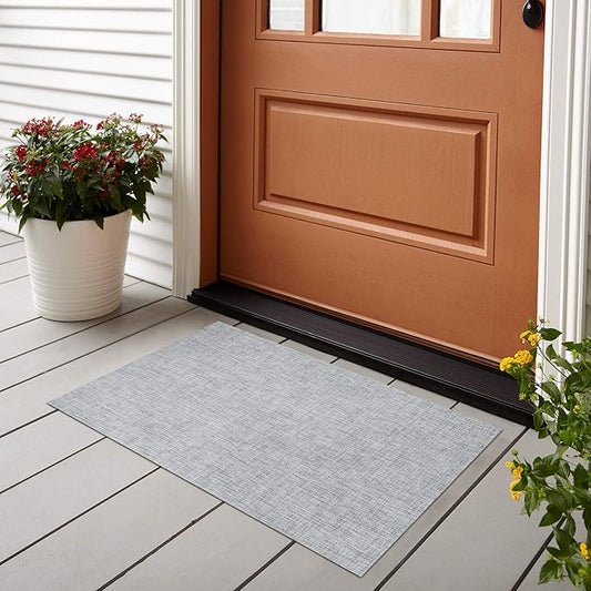 Kitchen Rugs Home Doormats 17X29X0.12 Inch Pet Mats Non Slip Waterproof Easy Cleaning Stain Resistant Rolled Packed