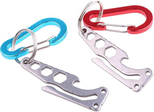 2 Pack Dog Poop Bag Holder Leash Waste Carrier Holder Pets Hands Free Knot Holder Stainless Steel
