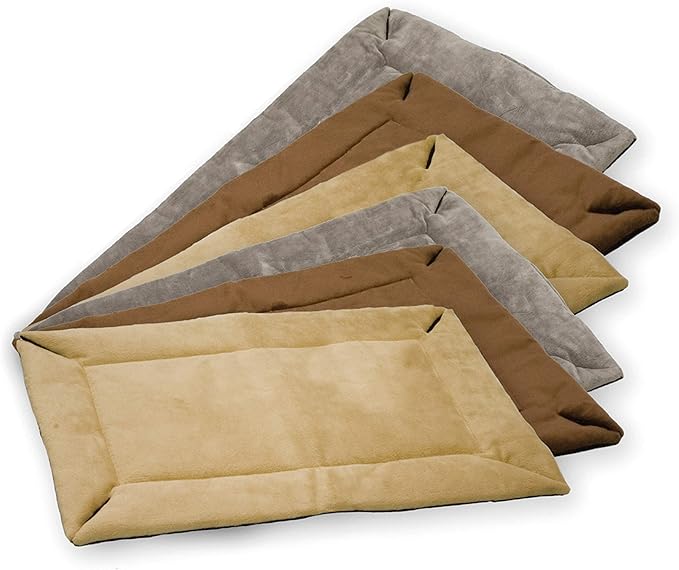 K&H Pet Products Self-Warming Dog Crate Pad, Small Self Heated Dog & Cat Bed Mat, Portable, Machine Washable, No Electric Needed, Adjustable Fit, Non-Slip Bottom - Small 25 X 20in Gray