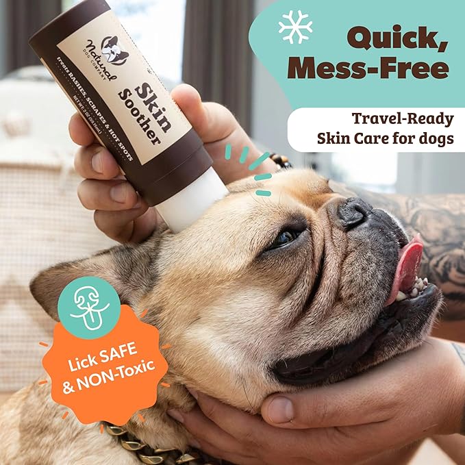 Natural Dog Company Skin Soother Balm for Dogs – Dog Skin Balm for Dry Winter Skin, Seasonal Sensitivity & Environmental Stress, Dog Moisturizer with Coconut Oil, Calendula & Vitamin E, 4 oz Tin
