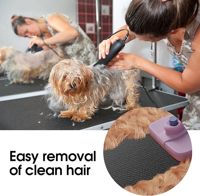 Dog Grooming Table Mat, Khaki Dog Grooming Table Mat Pad Non-Slip, (24x36inch) Pet Grooming Table Mat for Grooming Dogs at Home, Pet Groomers Table Mat, Easy-Clean Durability
