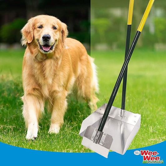 Four Paws Wee-Wee Pooper Scoopers for Dogs l Outdoor Rake l Spade & Pan l Pooper Scooper Set
