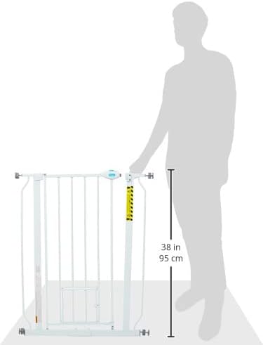 Carlson Pet Products 0941 PW DS Extra Tall Pet Gate with Small Pet Door