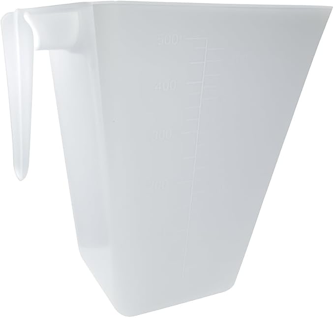 2 Cup (1 Pint | 16 Oz. | 500 mL) Scoop for Coffee, Protein Powder, Pet Food, Spices, Grains and Dry Goods – Plastic Food-Grade, BPA-Free Measuring Cup (Pack of 5)