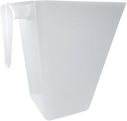 2 Cup (1 Pint | 16 Oz. | 500 mL) Scoop for Coffee, Protein Powder, Pet Food, Spices, Grains and Dry Goods – Plastic Food-Grade, BPA-Free Measuring Cup (Pack of 25)