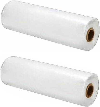 EcoQuality 10x15 Plastic Produce Bags - 500 Bags/Roll for Food Storage, Vegetables, Fruits, Bread, Pet Waste, Grocery, Supermarket - Clear (8)