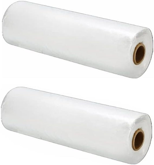 EcoQuality 10x15 Plastic Produce Bags - 500 Bags/Roll for Food Storage, Vegetables, Fruits, Bread, Pet Waste, Grocery, Supermarket - Clear (8)
