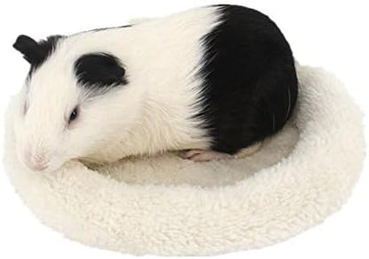 BWOGUE Hamster Bed,Round Velvet Warm Sleep Mat Pad for Hamster/Hedgehog/Squirrel/Mice/Rats and Other Small Animals