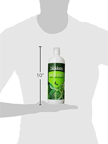 Biokleen Bac Out Stain Remover for Clothes - Natural with Live Enzyme Cultures, for Carpet, Diapers, Wine, Laundry 32 oz - Packaging May Vary (Pack of 2)