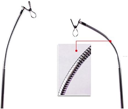 Heavy Duty Dog Pet Grooming Table Hair Dryer Stand Hose Tube Holder Hands-Free Stainless Steel Groomers Adjustable Third Arm with Clamp