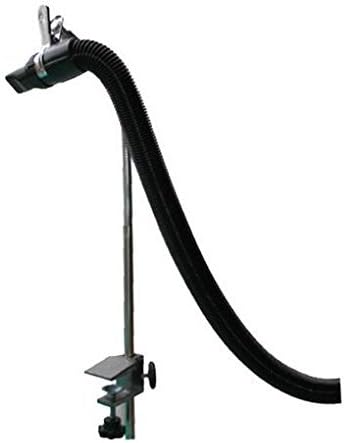 Heavy Duty Dog Pet Grooming Table Hair Dryer Stand Hose Tube Holder Hands-Free Stainless Steel Groomers Adjustable Third Arm with Clamp