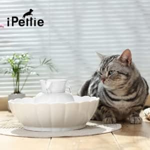 iPettie Replacement Filters for Tritone and Fiumi Ceramic Fountain | 4 Carbon Filters and 1 Foam Filter