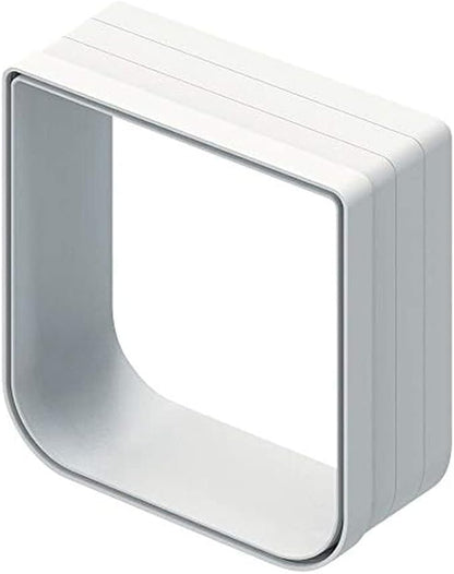 Cat Mate 4-Way-Locking Cat Flap Bundle, Includes Pet Door (235) & Wall Liner (303) - Secure Lockable Door for Small to Medium Sized Cats, for UPVC, Wood and Wall, White